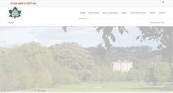 Desktop Screenshot of castleedengolfclub.co.uk